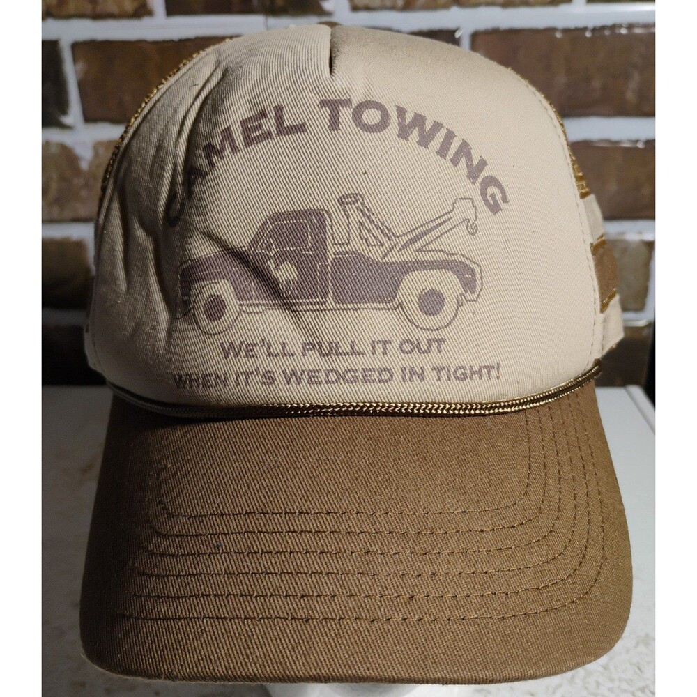 Camel Towing We'll Pull It Out When It's Wedged In Tight Trucker Hat